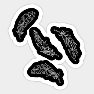 Feathers Sticker